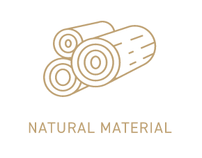 厳選された自然素材 NATURAL MATERIAL