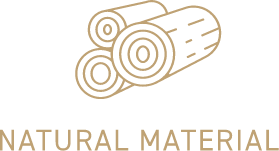 厳選された自然素材 NATURAL MATERIAL